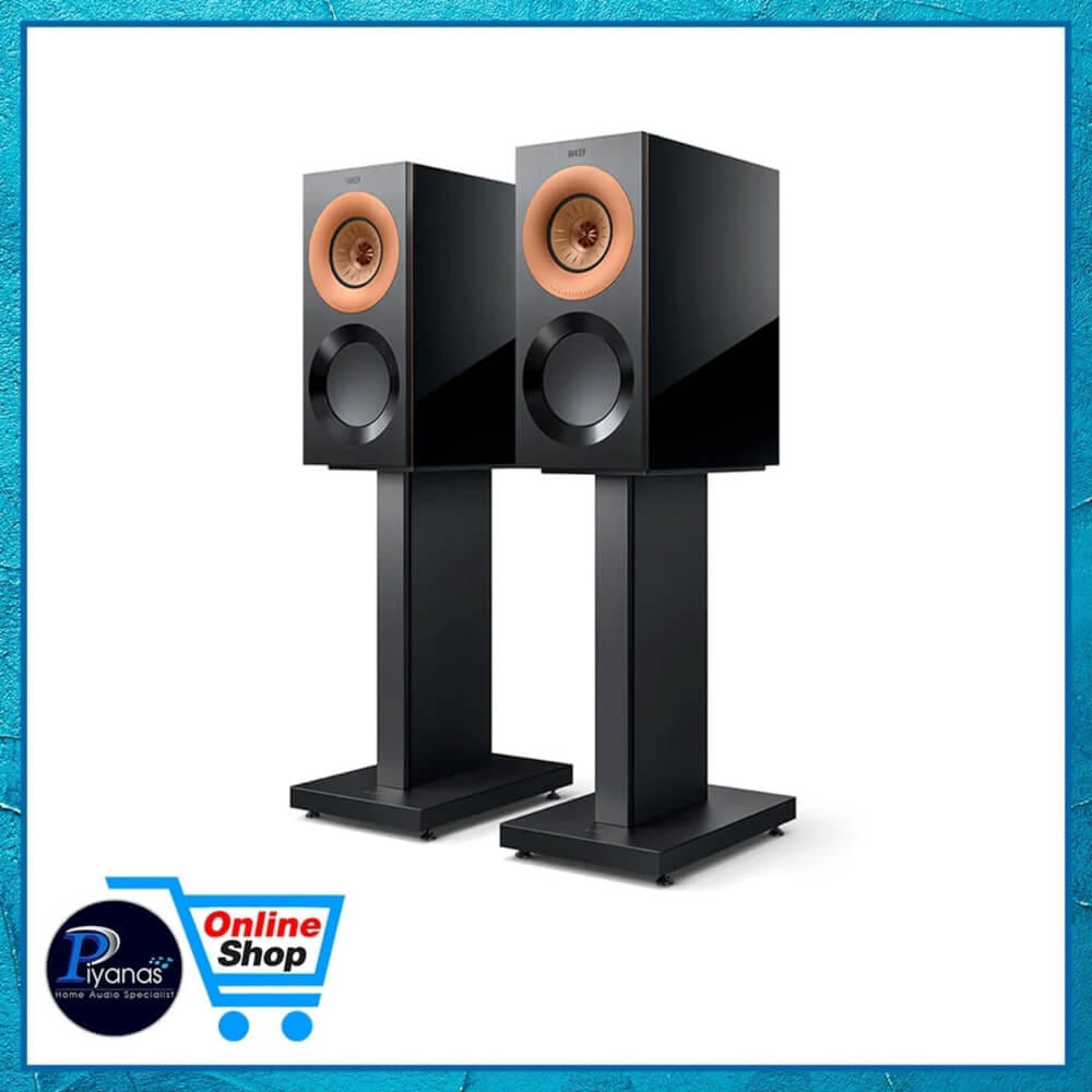 ลำโพงบุ๊คเชล์ฟ KEF : REFERENCE 1 META สีดำ/คอปเปอร์